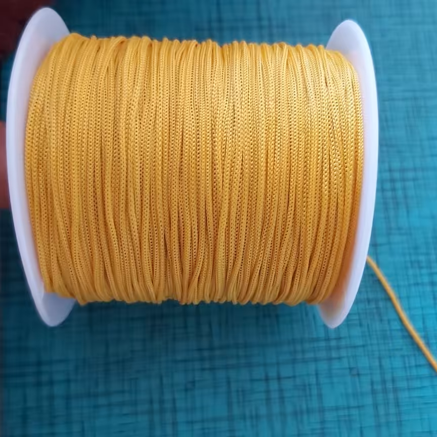 پک5متری‌نخ دستبندی زرد خردلی