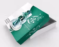 جعبه شیرینی سبز | گرافیک با طعم تربچه