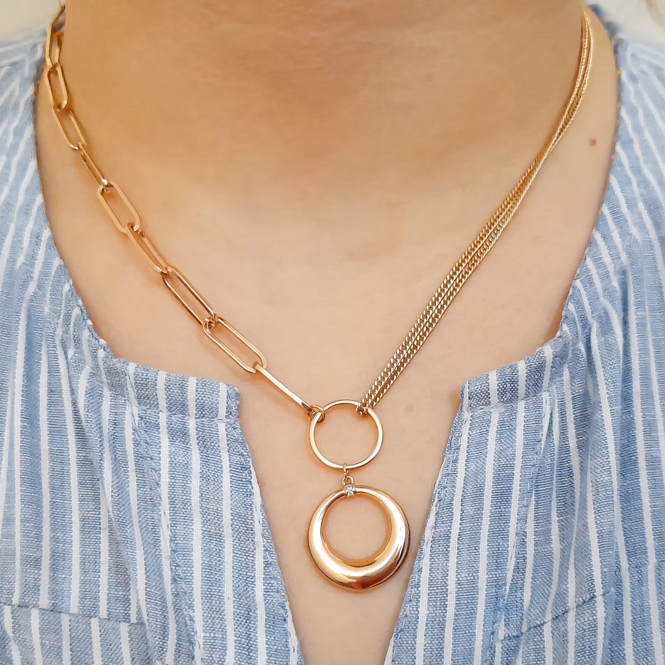 گردنبند نامتقارن ژوپینگ