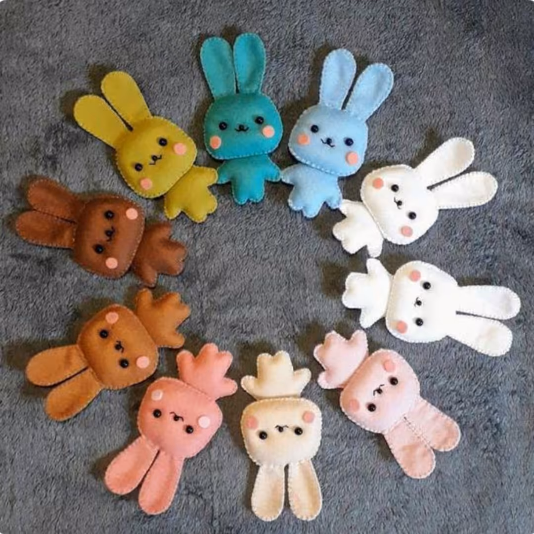 آویز یا جاکلیدی عروسک خرگوش 