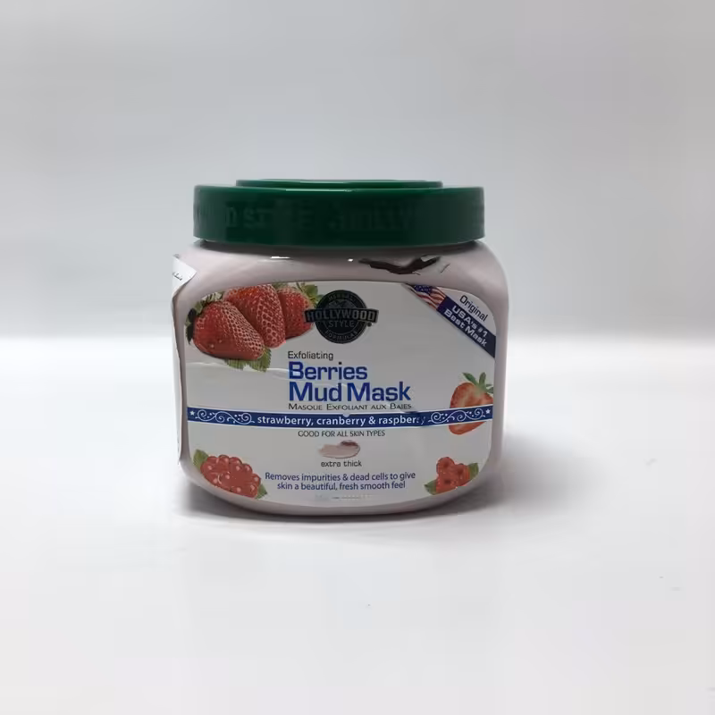ماسک لجن با عصاره توت فرنگی 320gr هالیوود استایل HOLLYWOOD STYLE