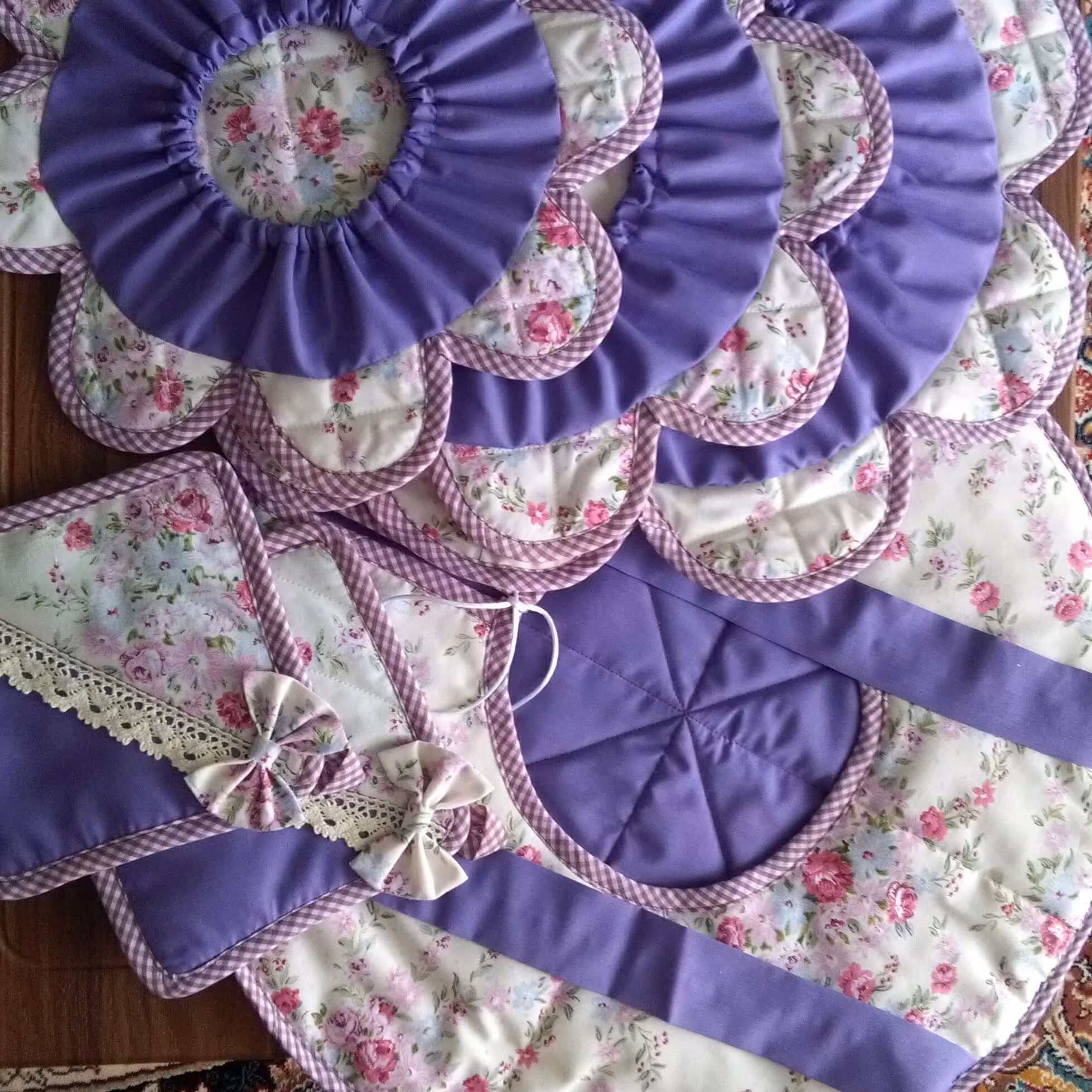 سرویس آشپزخانه طرح گل