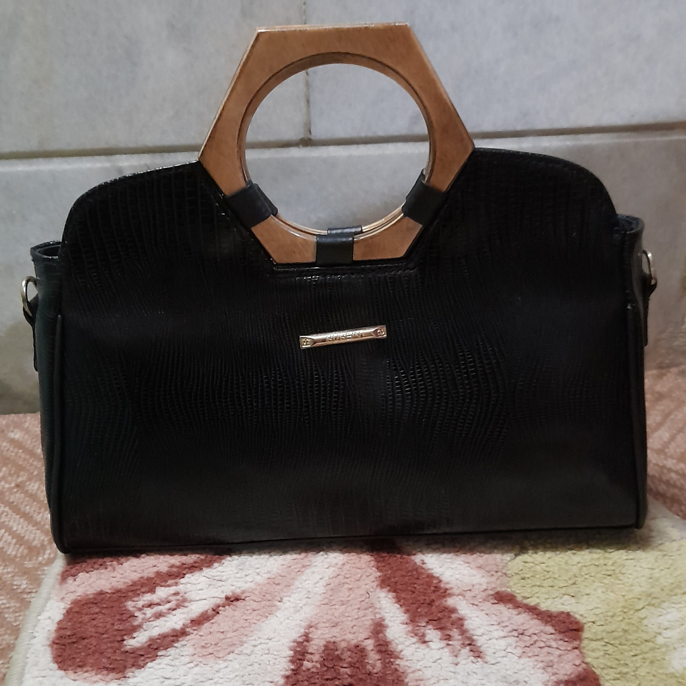 کیف زنانه دسته چوبی