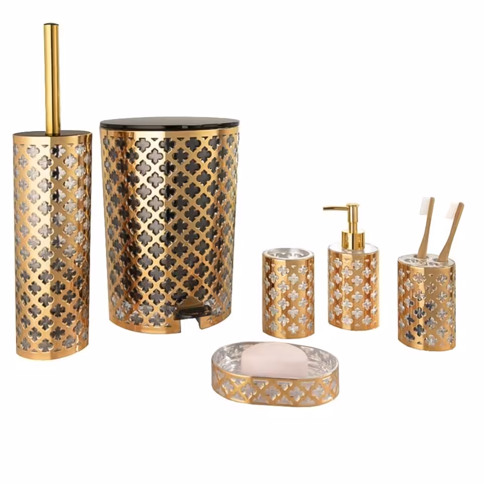 ست بهداشتی طرح گل با ظاهری متفاوت و زیبا 