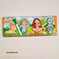 پازل برجسته چوبی مراحل رشد دختر کد 4898771