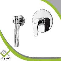 ملزومات توالت توکار کلاسیک کلار مدل فلور کروم(هزینه ارسال پس کرایه است)