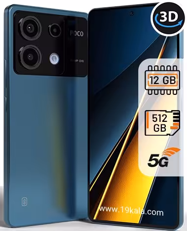 گوشی شیائومی Poco X6 ظرفیت512 رم 12 گیگابایت