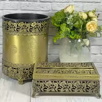 سطل و دستمال آنتیک رز جاویدان