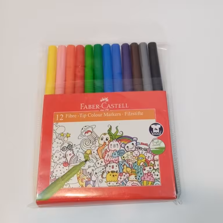 ماژیک12رنگ فابر کاستل ماژیک رنگ آمیزی کیفیت عالی