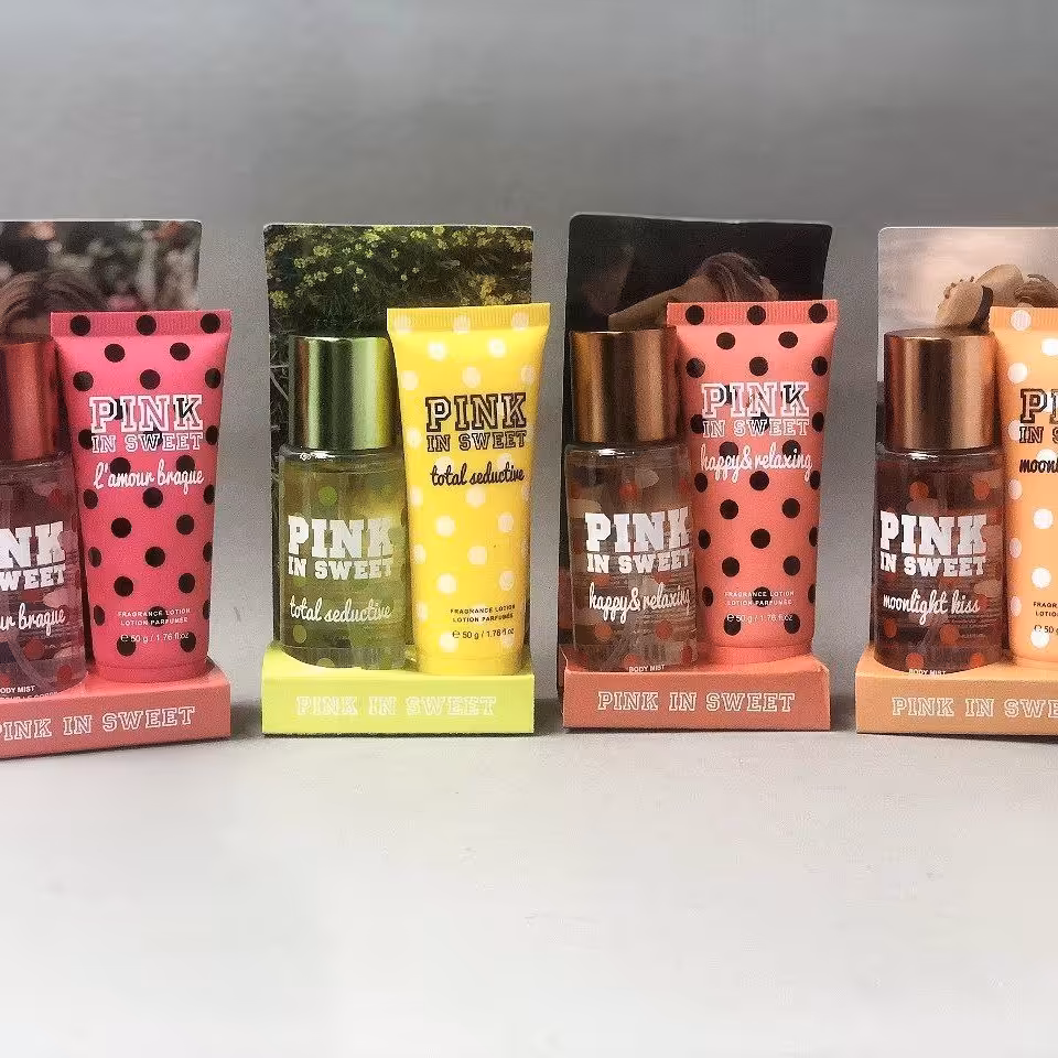 پک 2عددی بادی اسپلش و لوسیون بدن پینک این سوییت ( خالخالی )