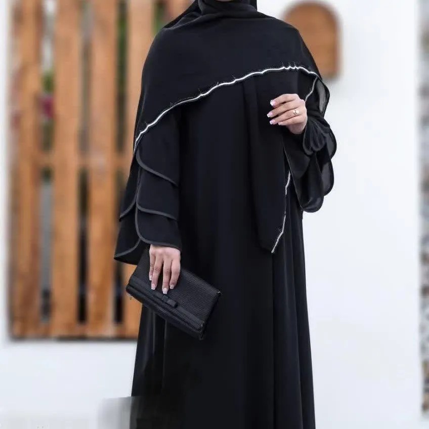 عبای ساده آستین لاله کد 7