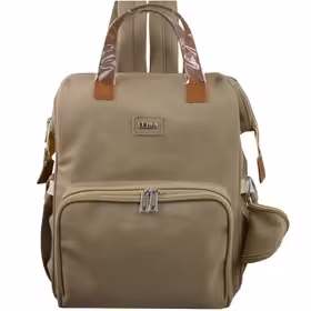 کوله و ساک لوازم نوزاد فندی رنگ نسکافه ای با تشک تعویض  FENDI