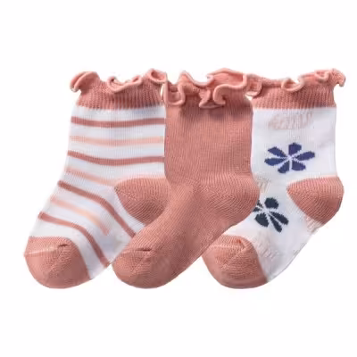 پک سه جفتی جوراب نوزادی برند آلمانی lupilu سایز 0تا3 ماه لوپیلو