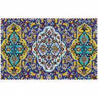 رومیزی مخمل طرح سنتی سایز 140 در 220 مدل T8-400 شرکت رنس