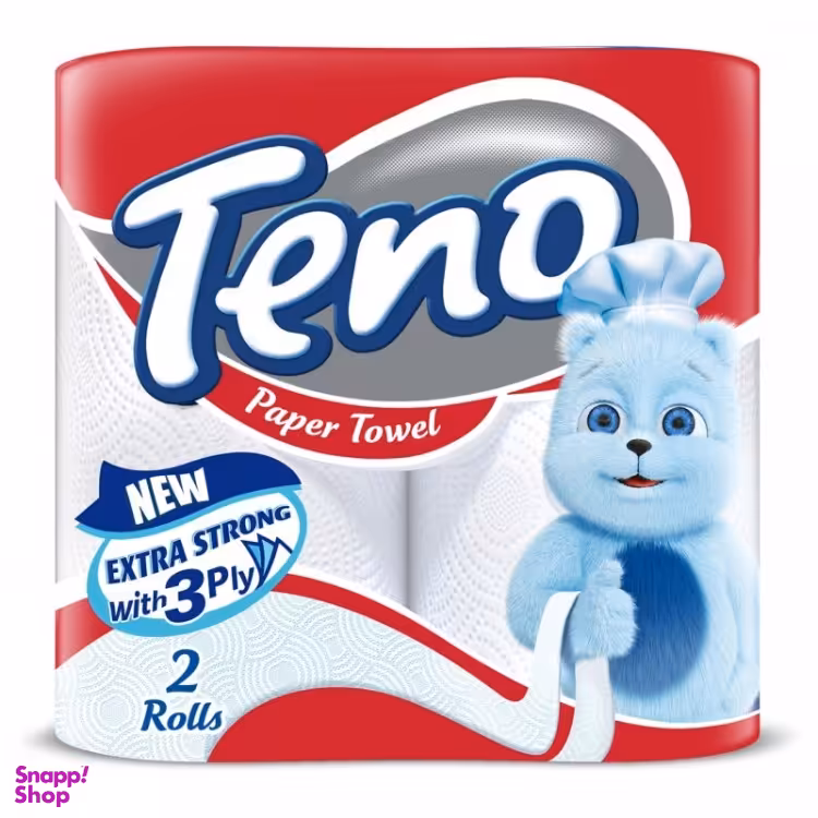 دستمال کاغذی حوله‌ای تنو بسته 2 عددی