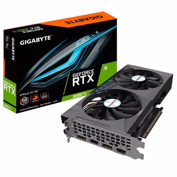 کارت گرافیک گیگابایت مدل GeForce RTX 3060 Ti EAGLE OC 8G - پردیس پازار