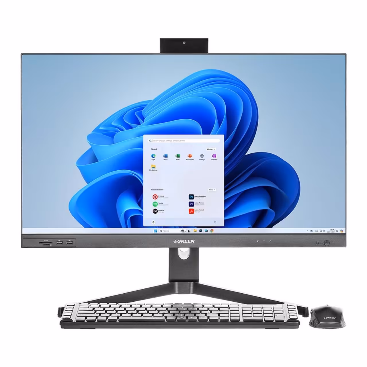 کامپیوتر همه کاره 27 اینچ گرین مدل GT27-i38S Core i3 8GB 512GB SSD
