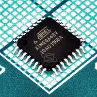 میکروکنترلر ATMEGA48V-10AU استفاده شده دارای پکیج QFP32
 بسته ی 10 تایی