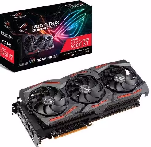 کارت گرافیک ایسوس مدل ROG-STRIX-RX5600XT-O6G-GAMING با حافظه 6 گیگابایت