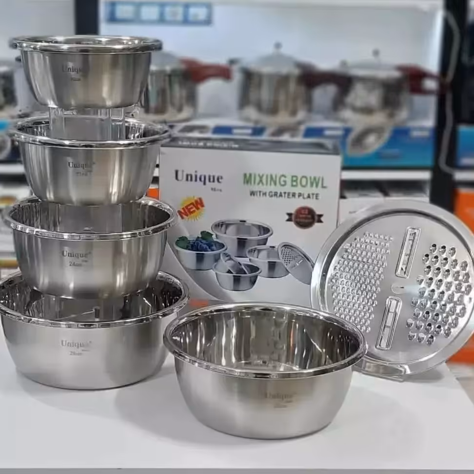 سرویس لگن رنده دار استیل یونیک