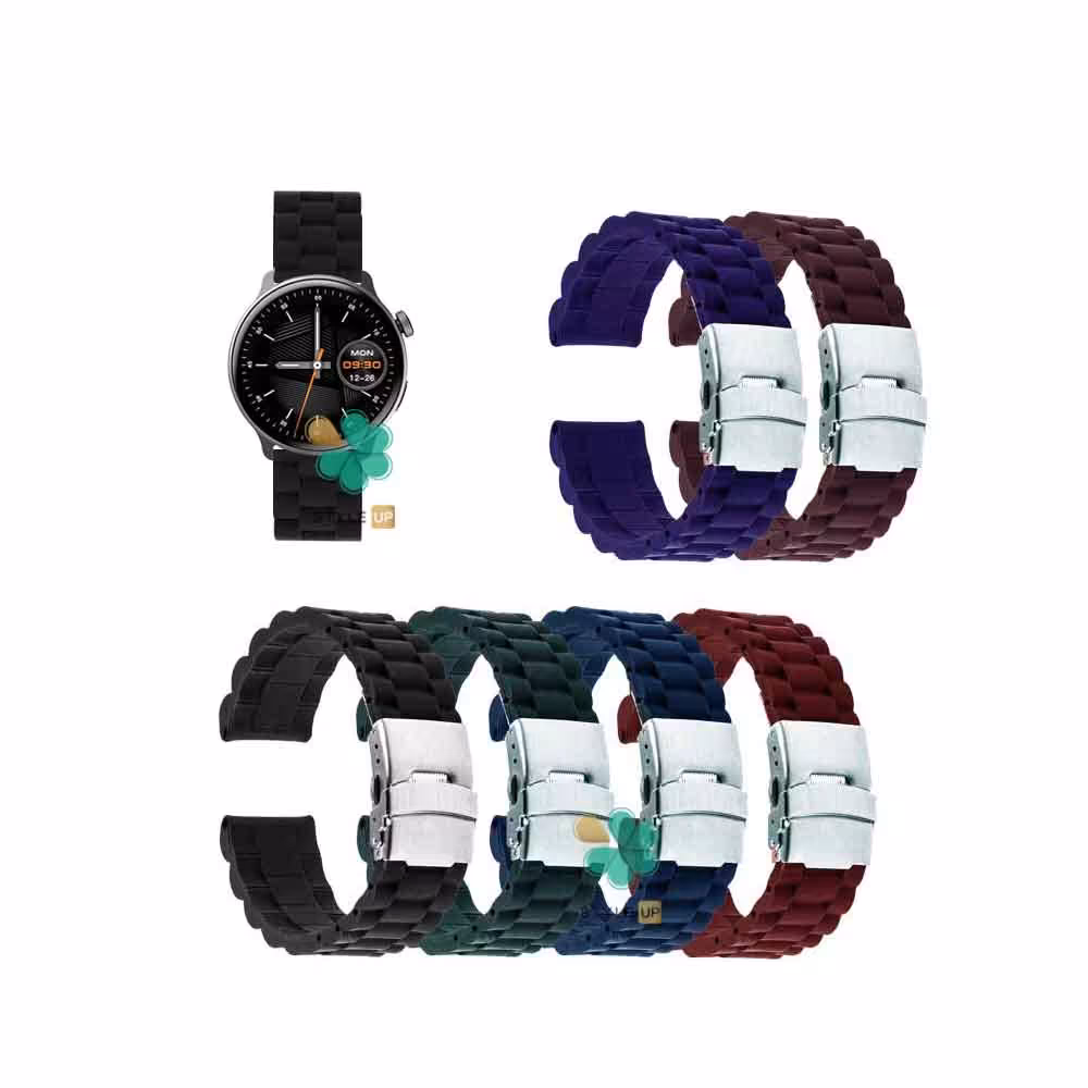 بند ساعت 3Beads Silicone مناسب شیائومی Mibro Lite 2