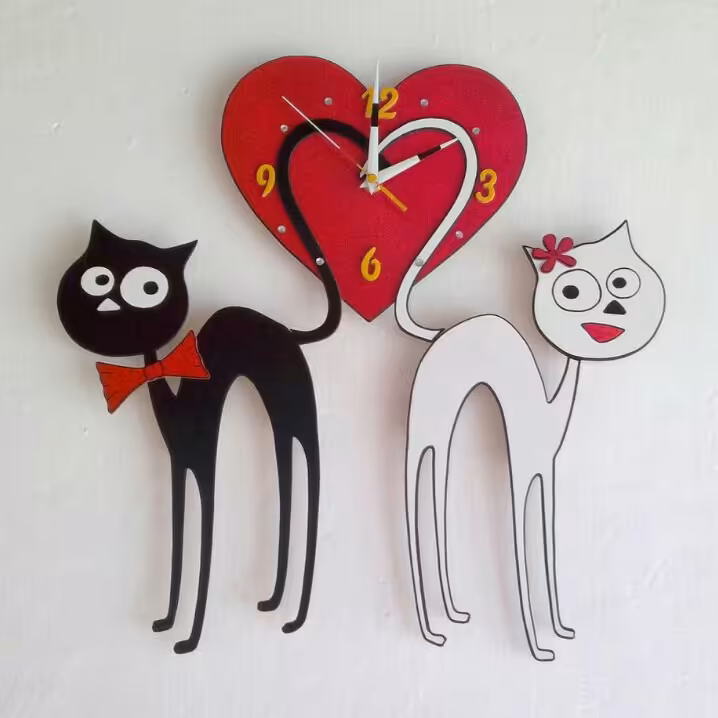 ساعت گربه های ملوس