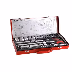 جعبه بکس 60 پارچه 1/2 و 1/4 درایو لایت مدل GO 6088