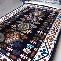 گبه کاشان 4متری سرمه ای 