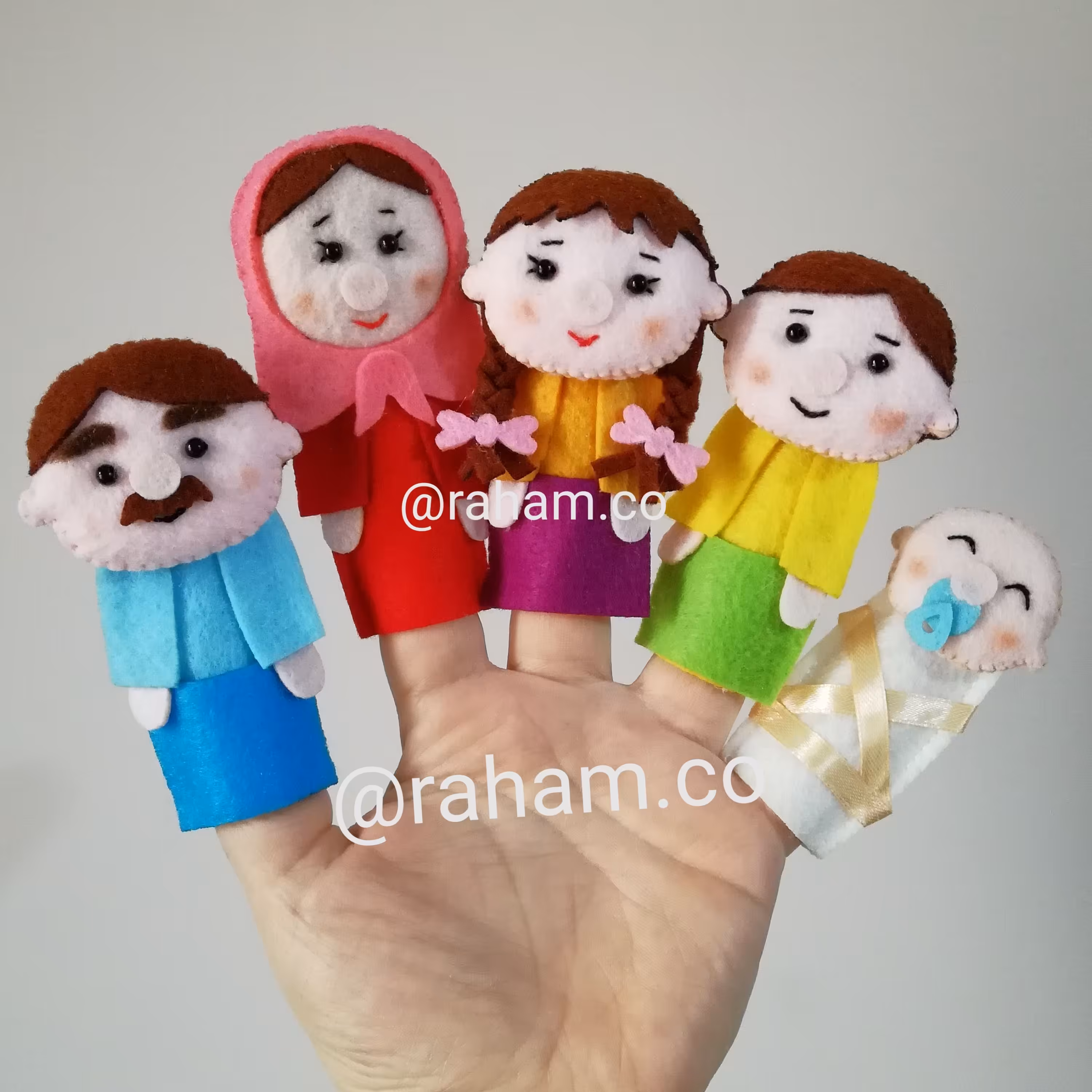 عروسک انگشتی خانواده