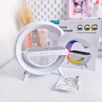 اسپیکر بلوتوثی و شارژر بی سیم مدل bt2301