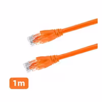 کابل شبکه 1 متری VERITY مدل CAT6 نارنجی