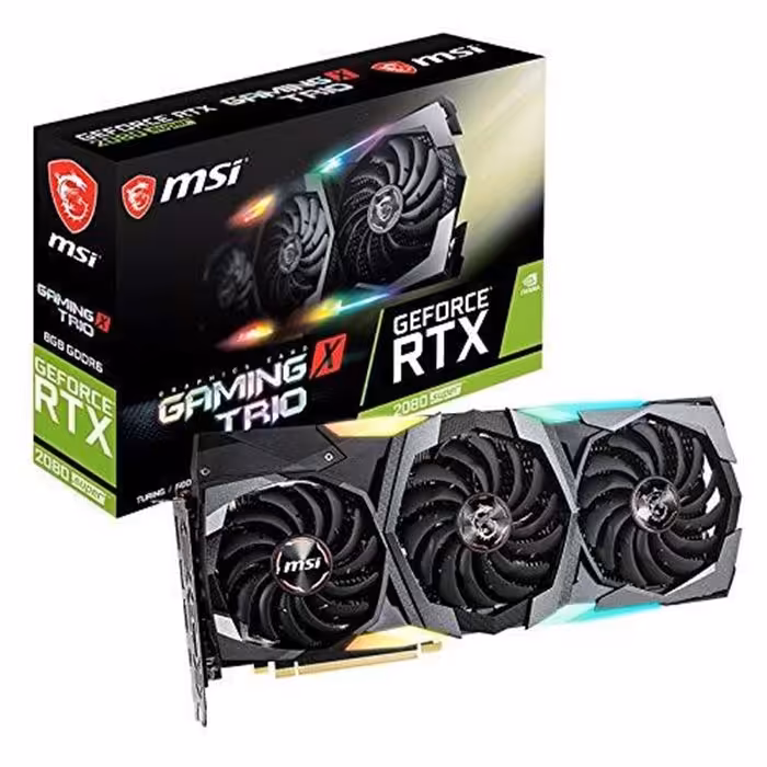 کارت گرافیک ام اس آی مدل RTX 2080S GAMING X TRIO