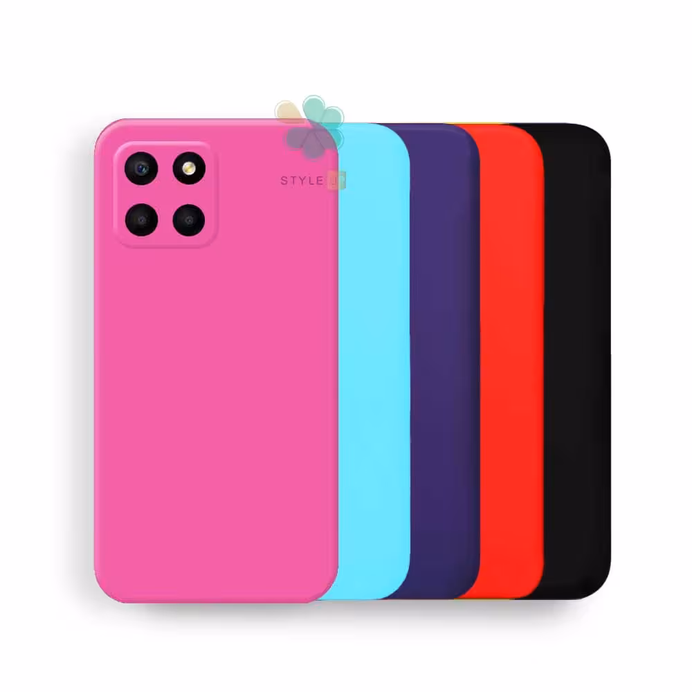 قاب گوشی سیلیکونی محافظ لنز دار مناسب Honor X6