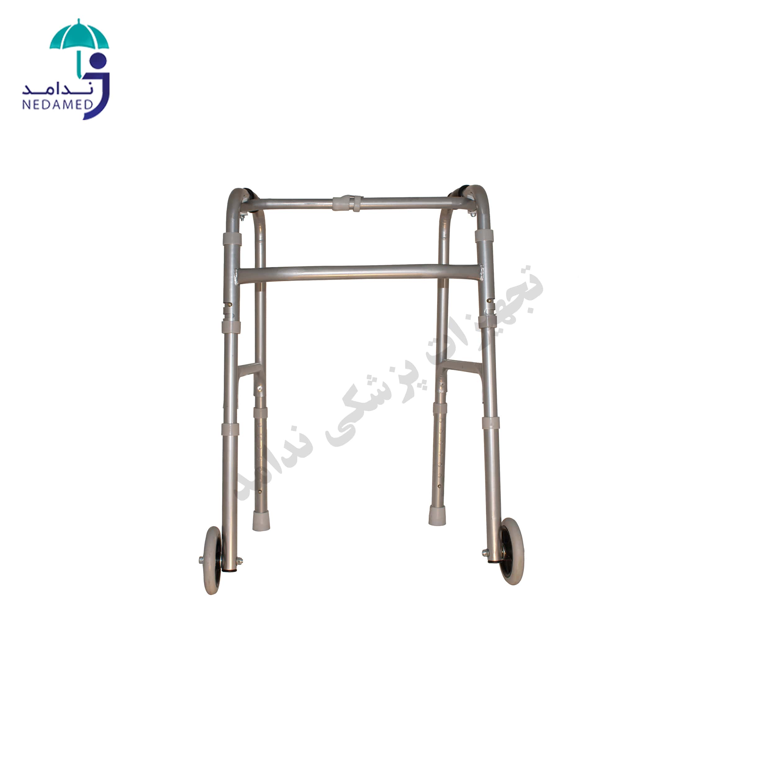 واکر تاشو آلومینیومی چرخ دار