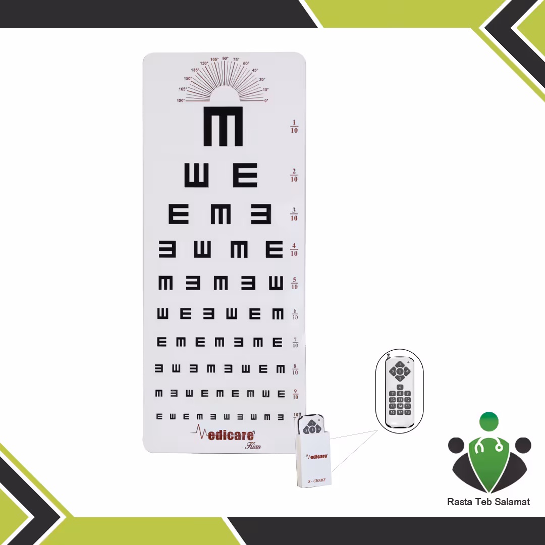 چارت بینایی سنجی LED پیکسلی