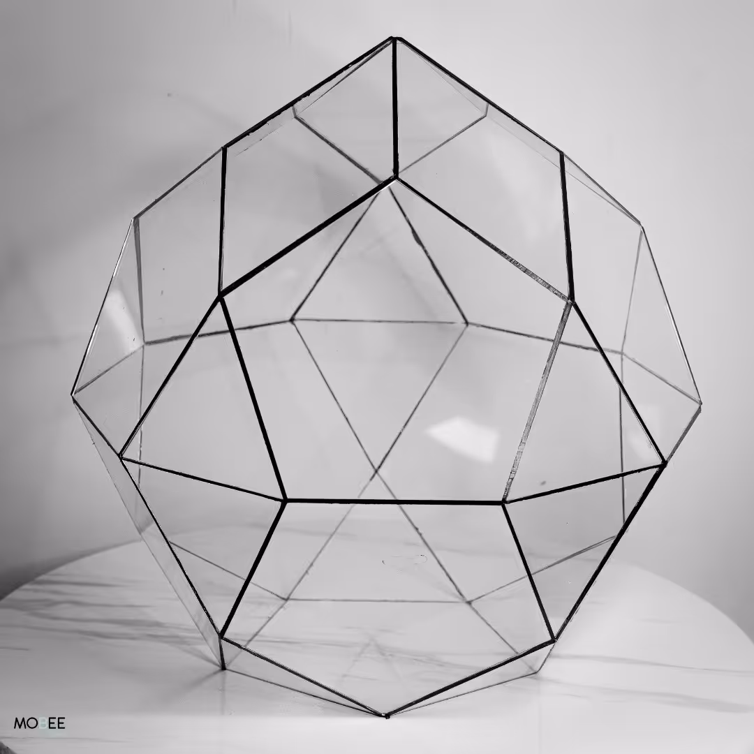 شیشه تراریوم قطره ( 2 سایز )