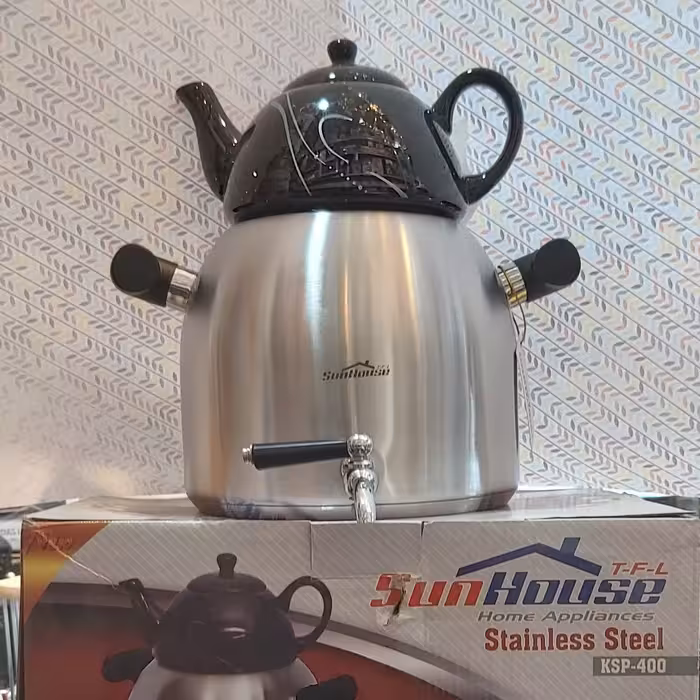 کتری قوری استیل اصل  شیردار خارجی 