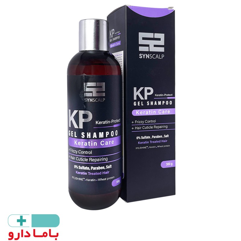 شامپو مناسب موهای کراتینه شده ساین اسکین 300 گرم