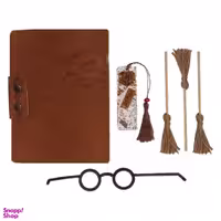 دفتر کلاسوری 100 برگ طرح هری پاتر به همراه نشانگر کتاب مجموعه 6 عددی