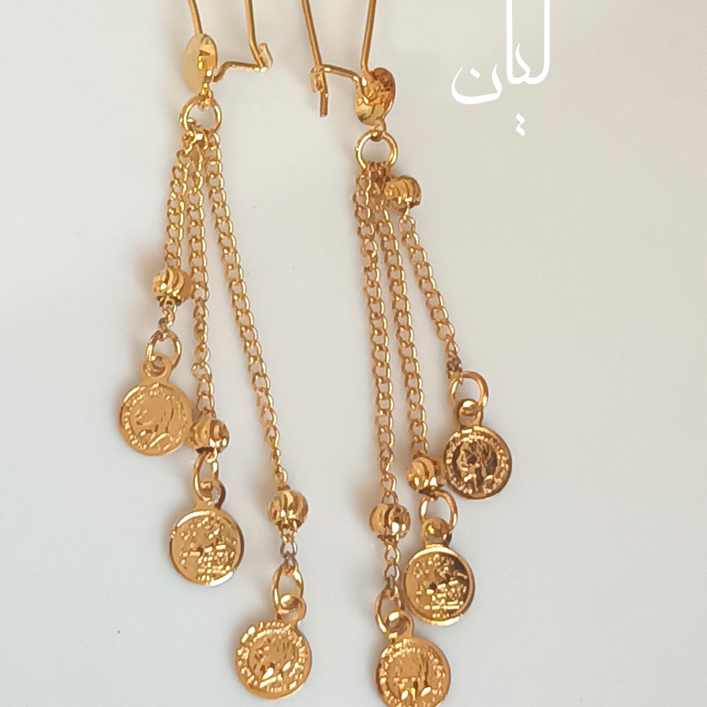گوشواره آویز سکه