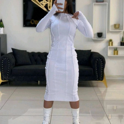 پیراهن بلند جذب رگه دوزی