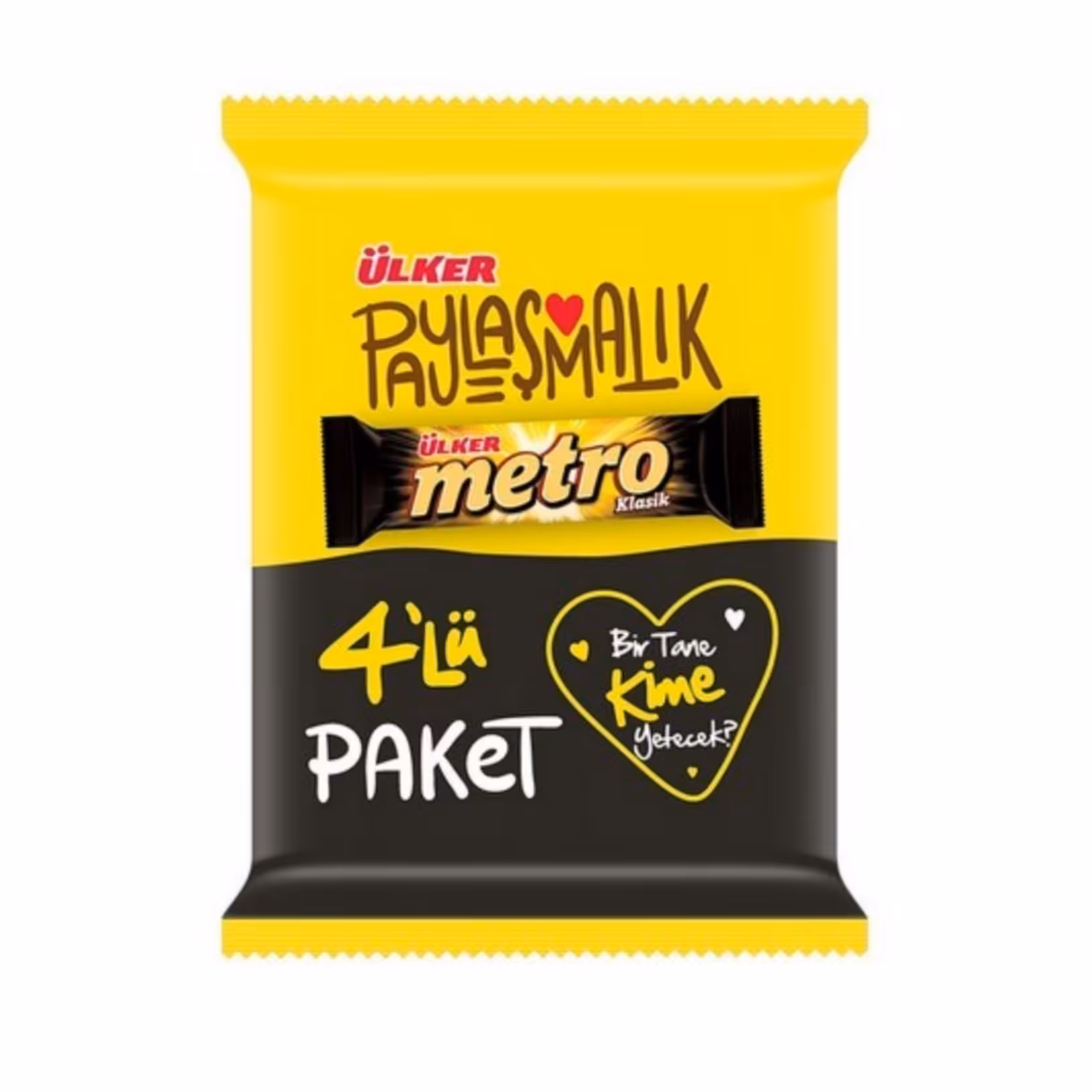 شکلات مترو metor اصل بسته 4 عددی شکلات ولنتاین