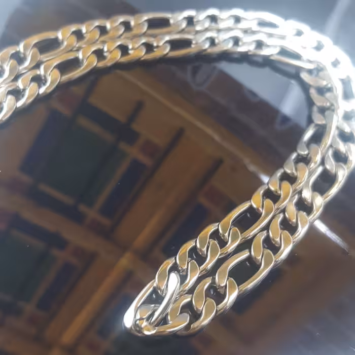 دستبند  استیل ضد حساسیت رنگ ثابت فیگارو (156)