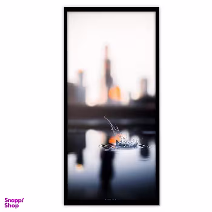 تابلو بکلیت طرح عکاسی هنری قطره آب مدل B-S3425