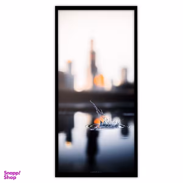 تابلو بکلیت طرح عکاسی هنری قطره آب مدل B-S3425