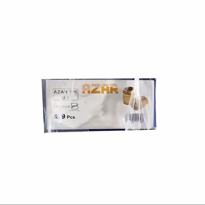 شیر یک طرفه سوپاپ پلاستیکی آذران 105 سایز یک دوم کارتن 72 عددی