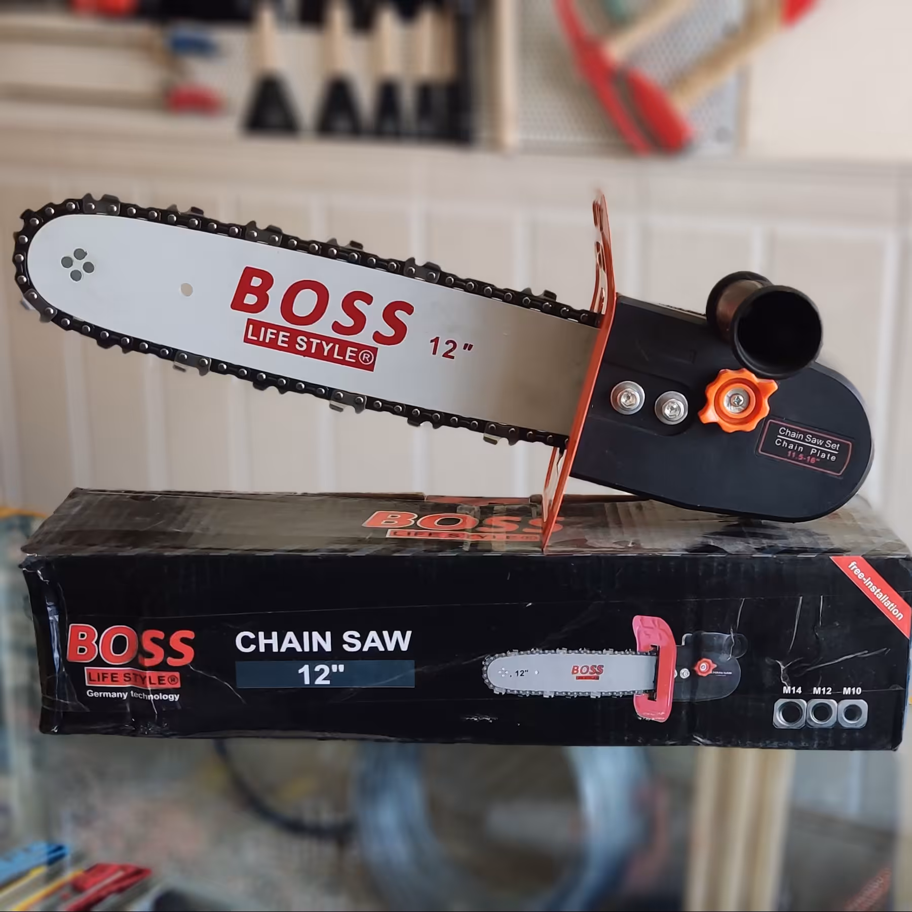 تبدیل مینی فرز ب اره زنجیری اتوماتیک BOSS