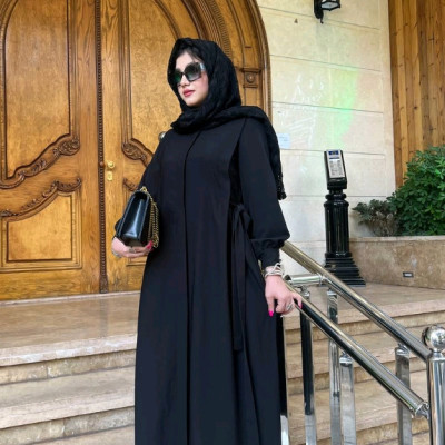 کالکشن محرم مانتو عبایی گلنوش