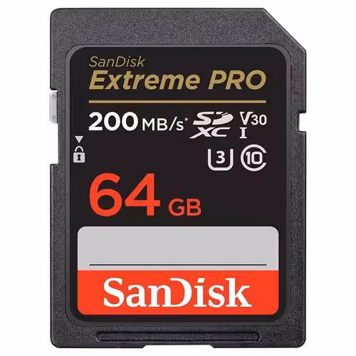 کارت حافظه سندیسک مدل SanDisk 64GB Extreme Pro 200MB/s SDXC UHS-I U3