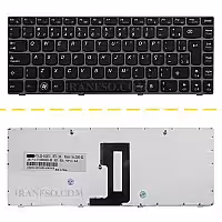 کیبرد لپ تاپ لنوو IdeaPad Z460 مشکی-با فریم نوک مدادی